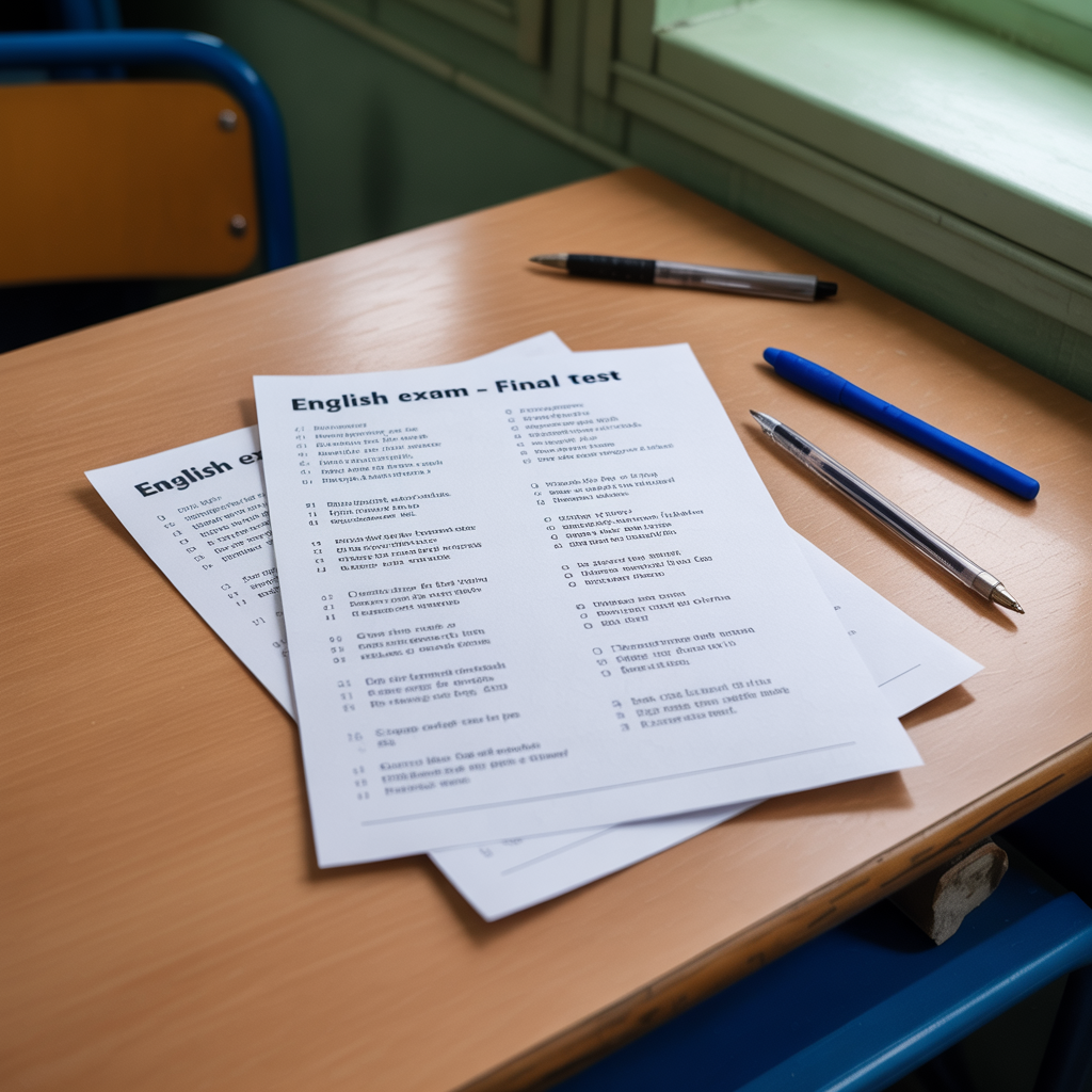 b1 examen en academia de ingles