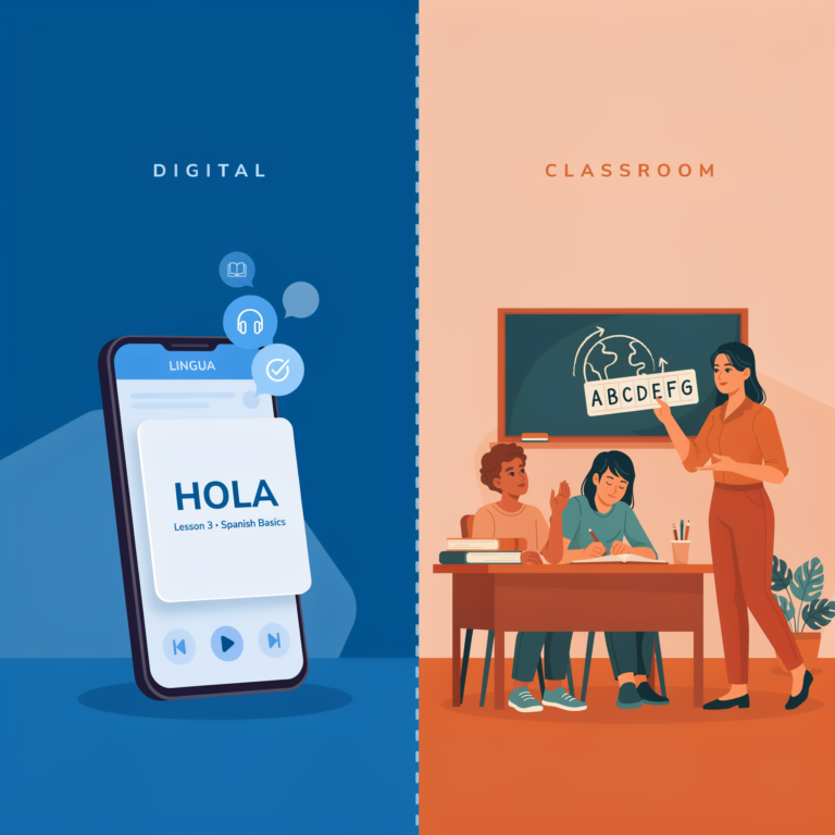 el error de aprender ingles en apps